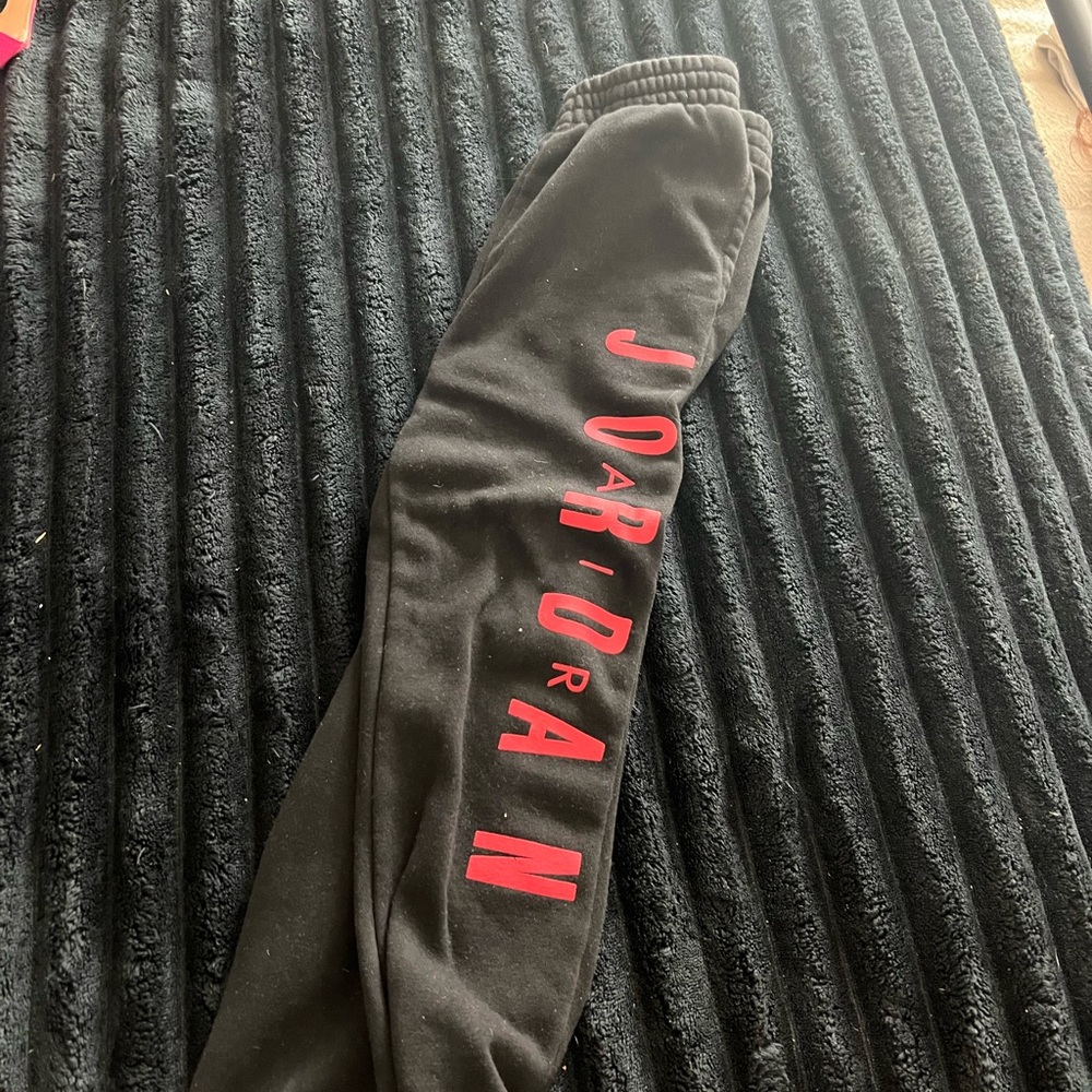Black Jordan joggers